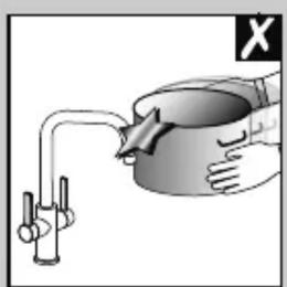 Illustration of a hand pouring liquid from a bottle into a pipe (no text or symbols)