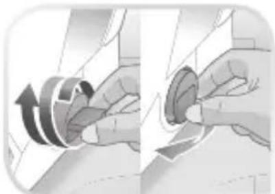 Illustration of hands performing a circular motion or rotation exercise (no text or symbols)