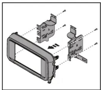 Technical illustration of a mechanical assembly with components and alignment arrows (no text or symbols)