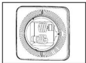 Pure mechanical component diagram without any text, numbers, or symbols