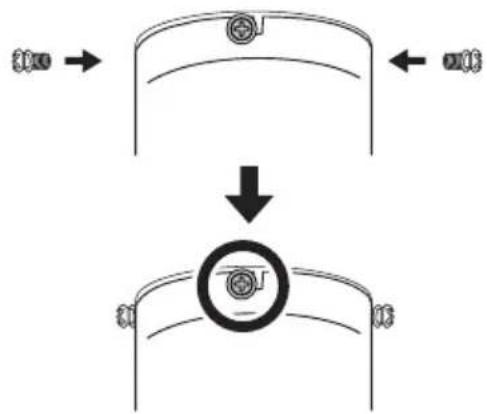 Diagram illustrating a mechanical or electrical process with labeled components and directional arrows indicating sequence.