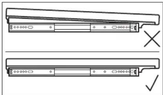 Technical line drawing of two electronic device modules with ports and a cross symbol indicating cancellation (no text or symbols present).