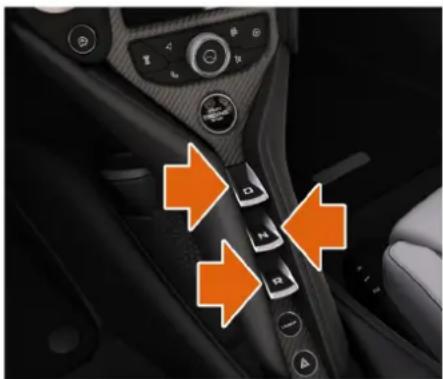 McLaren Elva - Positions de la boîte de vitesses - 1
