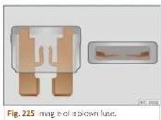 Illustration of a brown electronic component with two leads, shown alongside a close-up view (no text or symbols on the diagram itself)