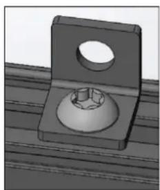 3D rendered mechanical component with a circular hole and central hub, mounted on a flat surface (no text or symbols visible)