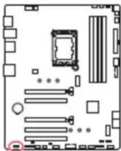 MSI PRO B760-P II - JAUD1 : Connecteur audio avant - 1
