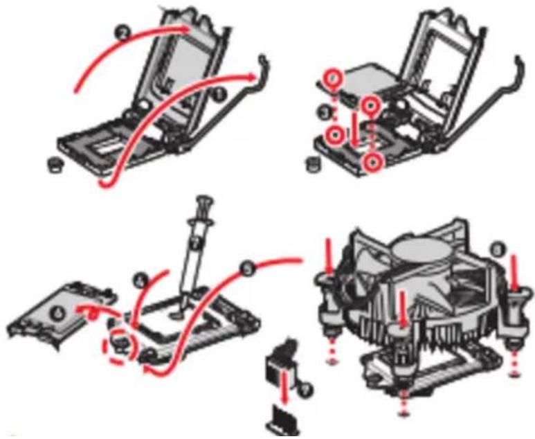 MSI H510M Pro-E - Socket Processeur - 1