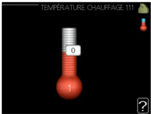 TEMPÉRATURE CHAUFFAGE 111 0 1