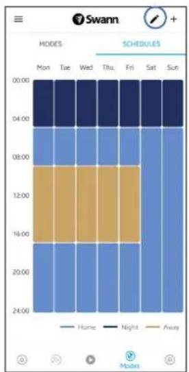 SWANN SWIFI-SE2KPT - Modification d'un horaire - 2