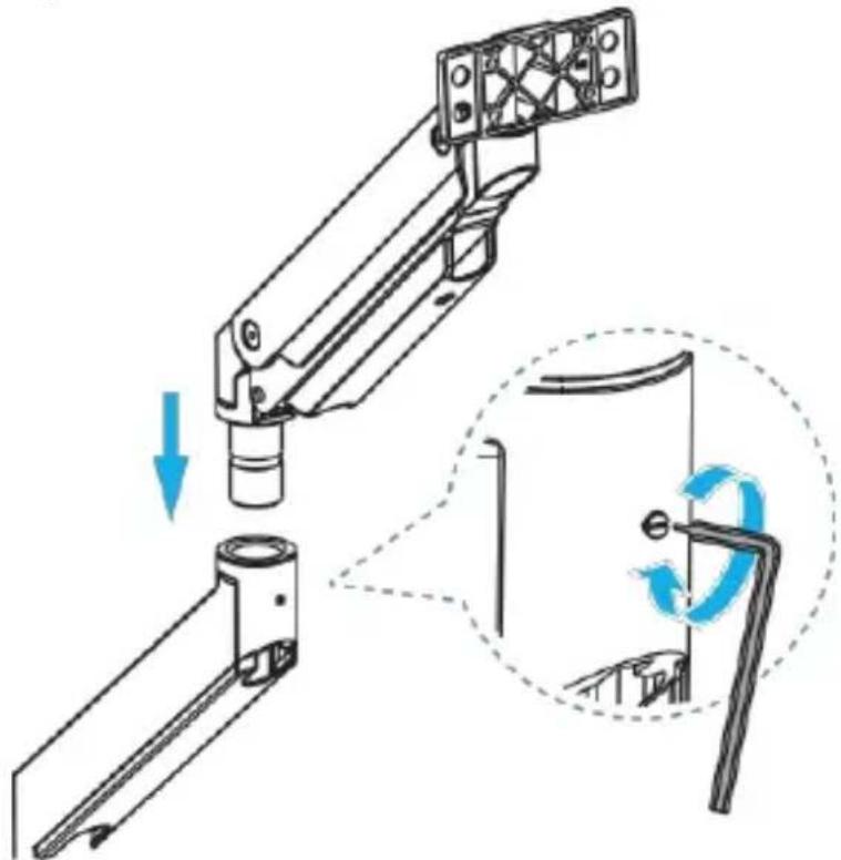 StarTech.com 3M1A3SG-MONITOR-ARM - Installer les bras pivotants et à ressort - 2