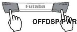 DSP Futaba PWR OFFDSP/PWR