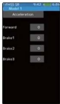 FHSS SR Model 1 Acceleration Forward 0 Brake1 0 Brake2 0 Brake3 0