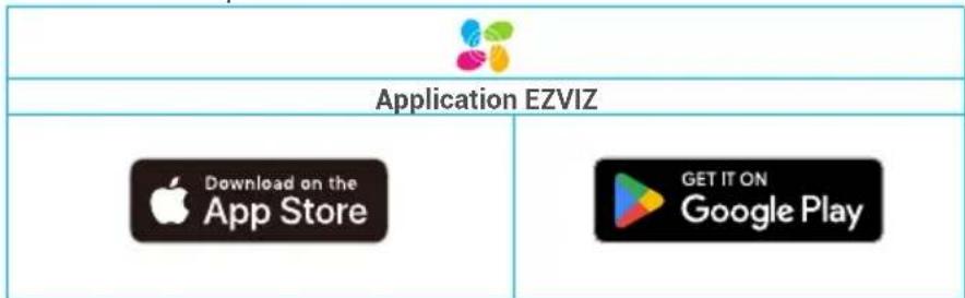 Application EZVIZ Download on the App Store GET IT ON Google Play
