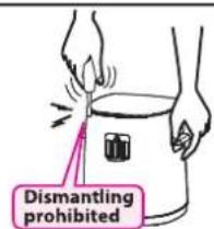 Dismantling prohibited