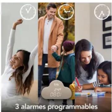 3 alarmes programmables