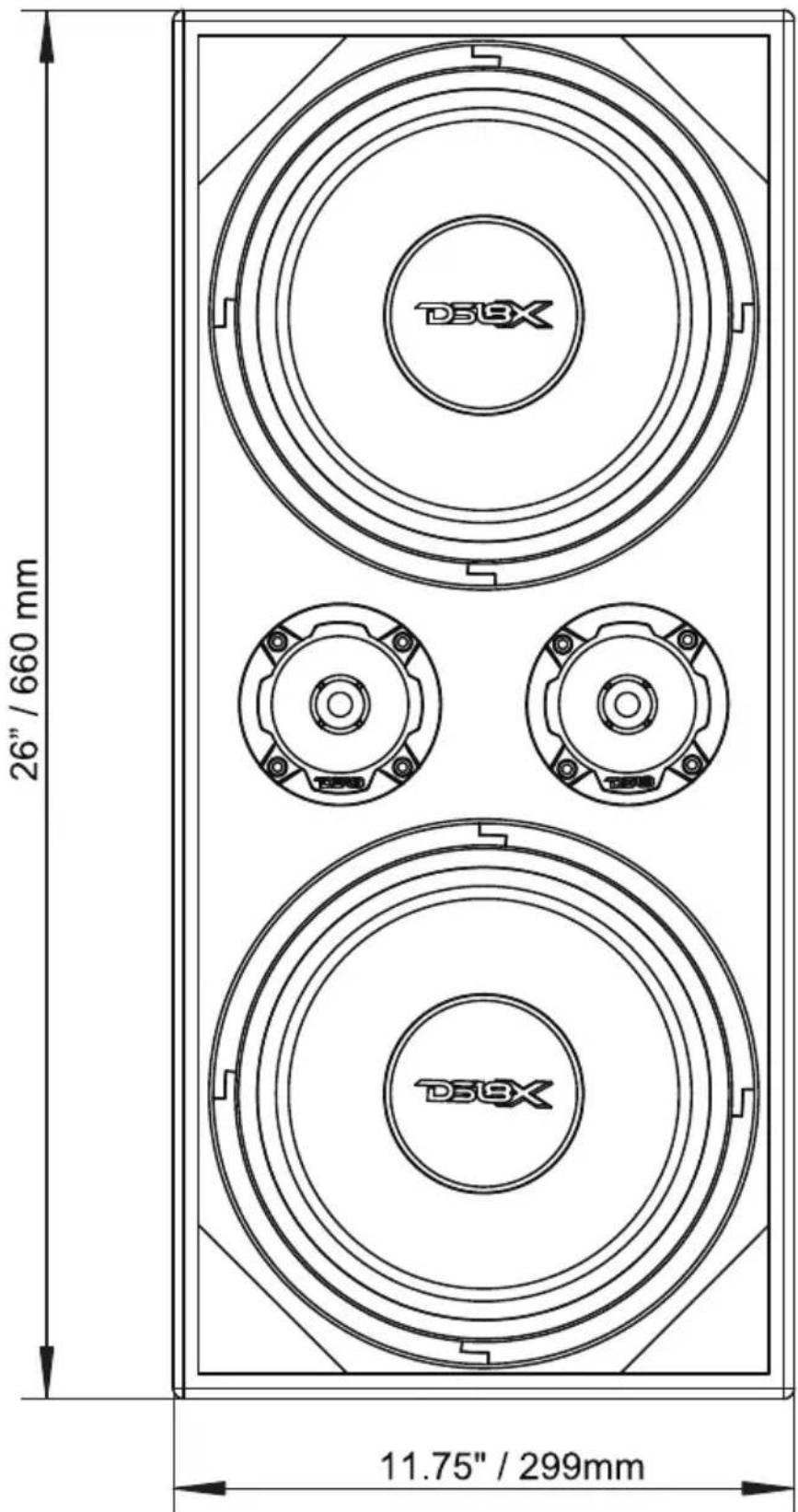 DSGX 26" / 660 mm DSGX 11.75" / 299mm