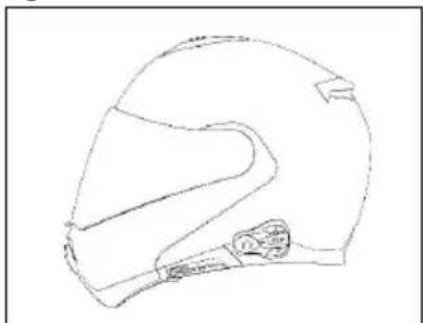 Line drawing of a helmet with front and side views (no text or symbols)