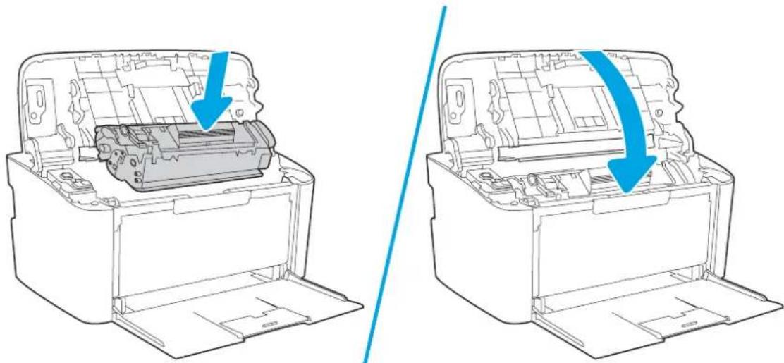 HP LaserJet Pro M14-M17 - Retrait et remplacement d'une cartouche de toner - 6