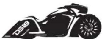 Silhouette of a racing car with visible license plate number (no text or symbols)