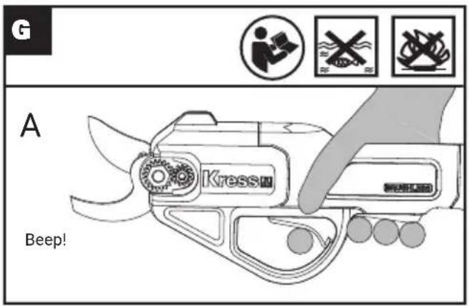 KRESS KG340.9 - ADVERTENCIAS DE SEGURIDAD PARA LA BATERÍA - 12