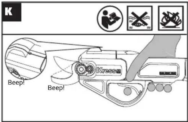 KRESS KG340.9 - ADVERTENCIAS DE SEGURIDAD PARA LA BATERÍA - 15