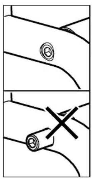 Schéma montrant deux scénarios d'un câble ou d'une jonction de câble avec un composant circulaire et un symbole de croix indiquant une dislocation ou une défaillance.