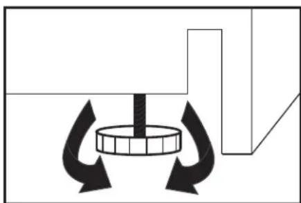 DANBY Silhouette SPRWC052D3SS - INSTRUCCIONES DE NIVELACIÓN - 1