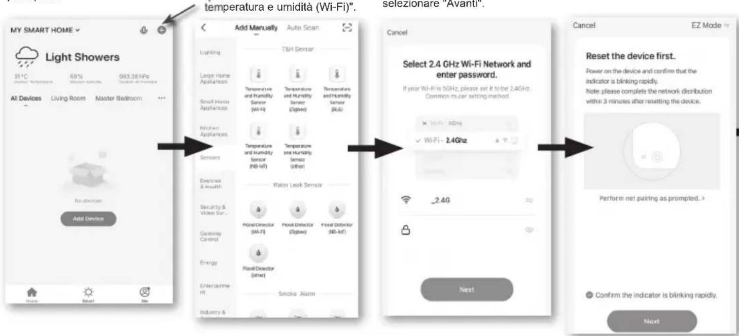 MY SMART HOME Light Showers 31°C 60% 993.36kPa All Devices Living Room Master Bedroom Add Device No devices Add Device Add Manually Auto Scan Lighting T&H Sensor Large Home Appliances Temperature and Humidity Sensor (Wi-Fi) Temperature and Humidity Sensor (RGB) Small Home Appliances Temperature and…