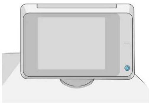 HP PageWide XL 4600 - Activation et désactivation de l'imprimante - 1