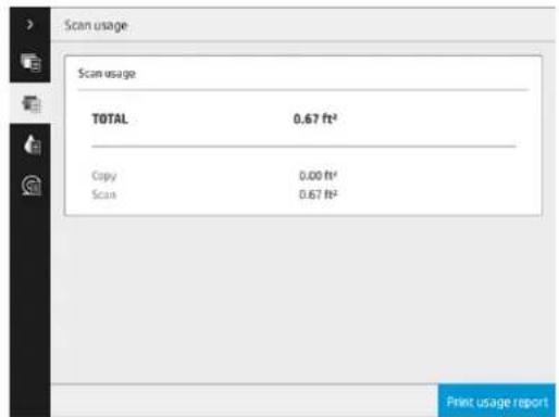 HP PageWide XL 4600 - Obtenir des informations sur l'usage - 3