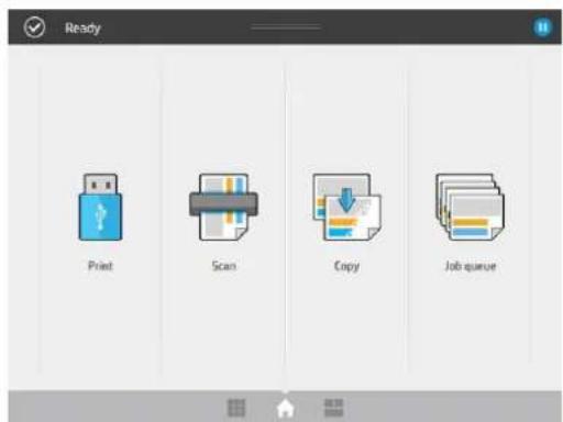 Ready Print Scan Copy Job queue