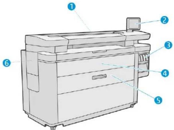 HP PageWide XL 4600 - Vue avant - 1