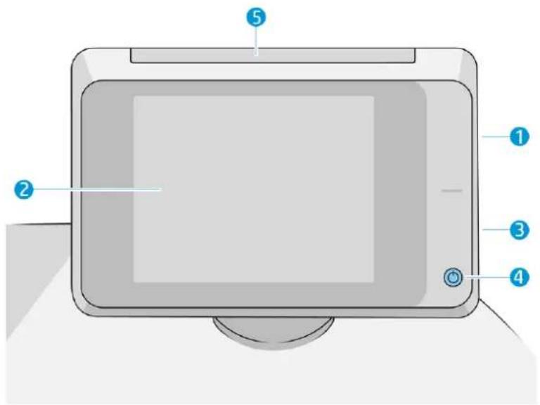 HP PageWide XL 4600 - Panneau avant - 1