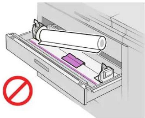 HP PageWide XL 4600 - Chargement du papier - 6