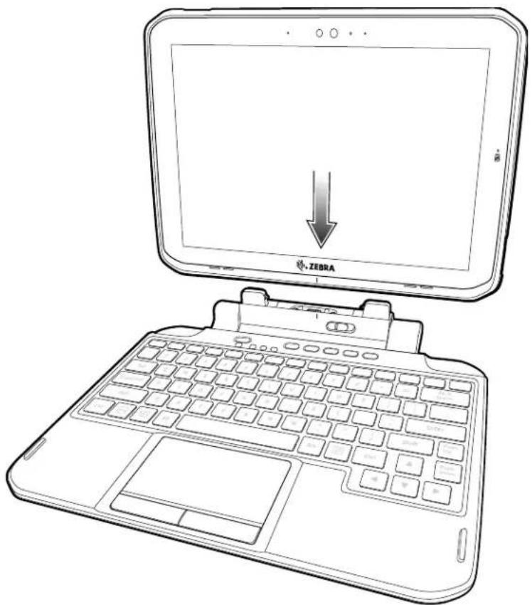 Xplore ET8x - Fixation du clavier - 1
