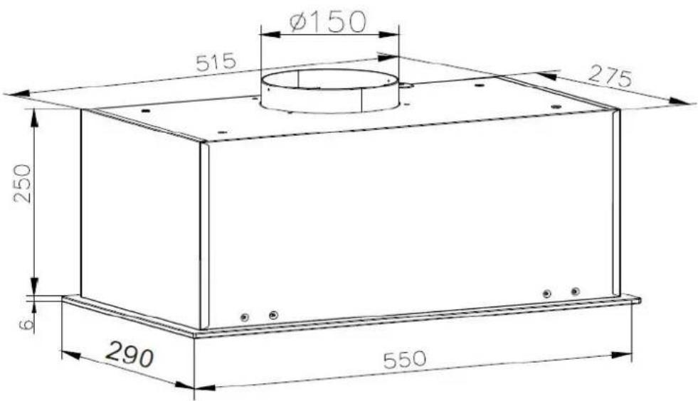 Ø150 515 275 250 6 290 550