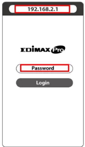 192.168.2.1 EDiMAX Pro Password Login