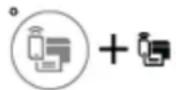 HP DeskJet 3750 - Wi-Fi Direct light and icon - 2