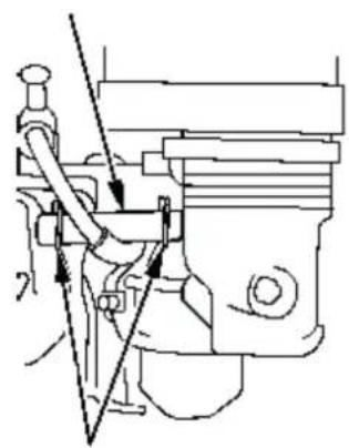Technical line drawing of an internal combustion engine cylinder (no text or labels)