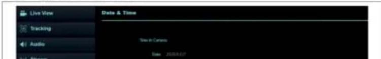 Live View Tracking Audio Data & Time Time in Currance Date: 2008.4.27