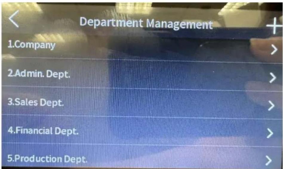 Department Management 1. Company 2.Admin. Dept. 3.Sales Dept. 4.Financial Dept. 5.Production Dept.