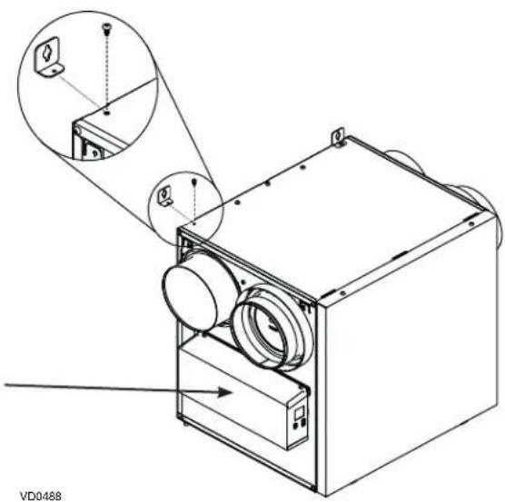 Technical line drawing of a mechanical device with circular components and an inset close-up view (no text or symbols)