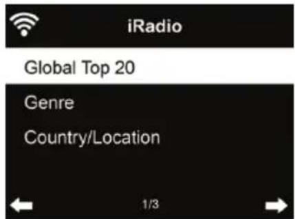 iRadio Global Top 20 Genre Country/Location 1/3
