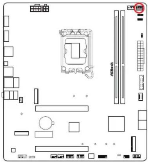 ASROCK B860M-X WiFi - Angle droit : - 11