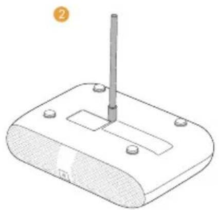 Technical line drawing of a mechanical component with a rod inserted, no text or symbols present