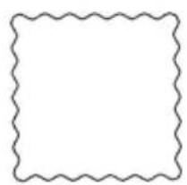 Simple decorative border with scalloped edges (no text or symbols)