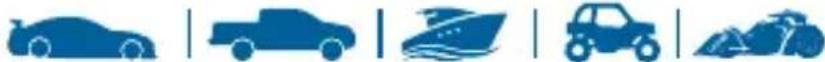 Row of blue icons representing cars, trucks, ships, and motorcycles (no text or symbols)