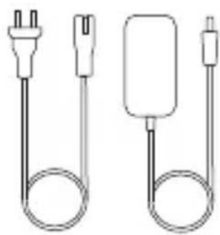 Two types of electrical plug connectors with leads and wires (no text or symbols)