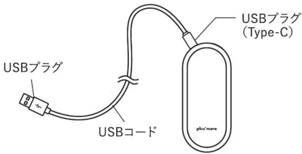 USBプラグ USBコード USBプラグ Type-C plus'more