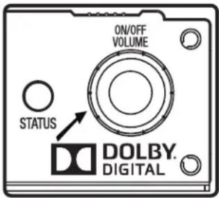 ON/OFF VOLUME STATUS DOLBY. DIGITAL